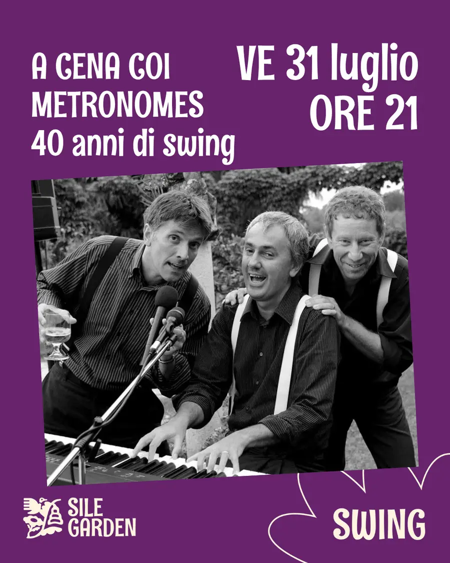 Locandina · A cena con i metronomes - 40 anni di Swing