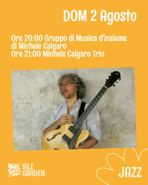 Locandina · Michele Calgaro - gruppo di musica di insieme e (a seguire) Michele Calgaro TRIO