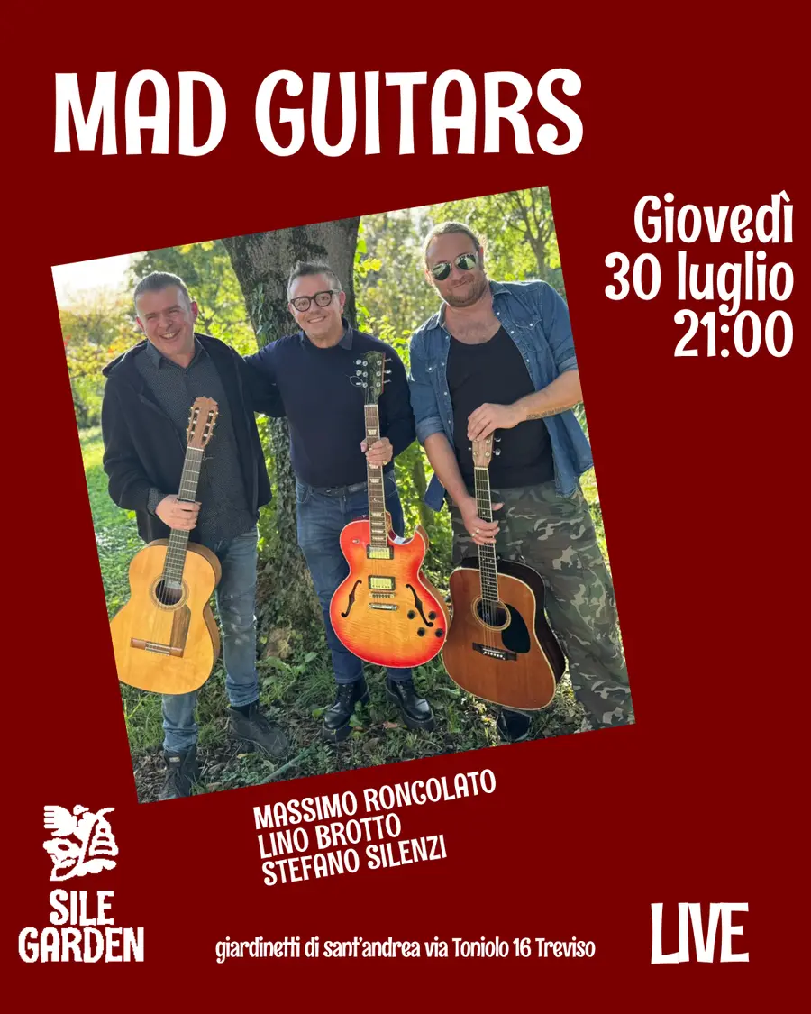 Locandina · Mad Guitars TRIO