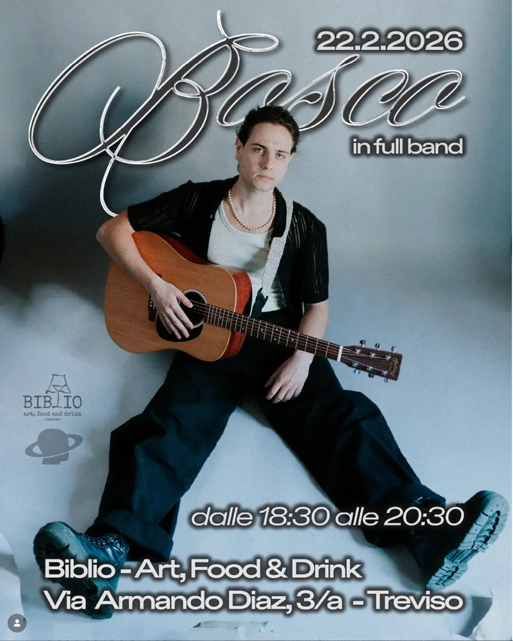 Locandina · Bosco in full band