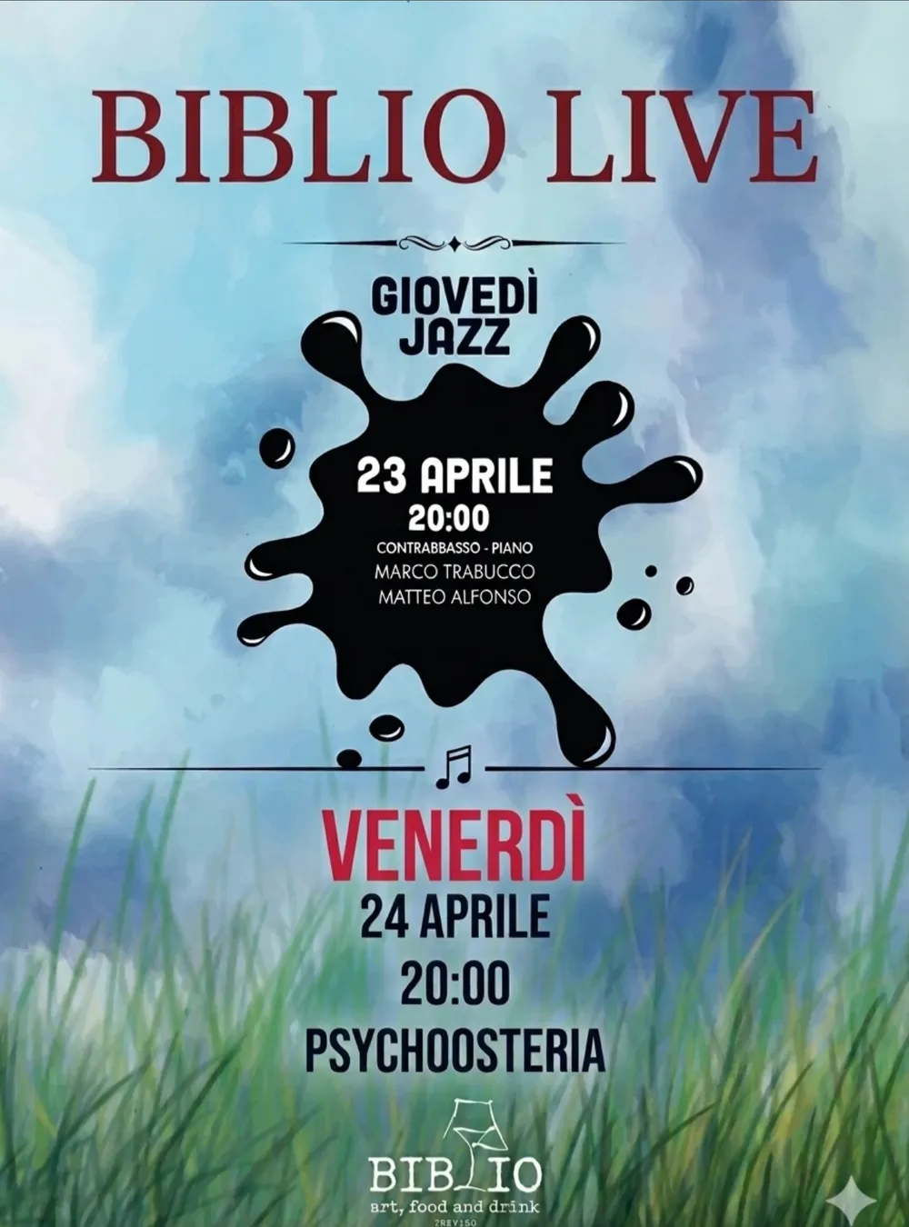 Locandina · Marco Trabucco & Matteo Alfonso · Psychoosteria